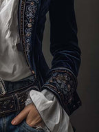 Women’s Embroidered Longline Jacket