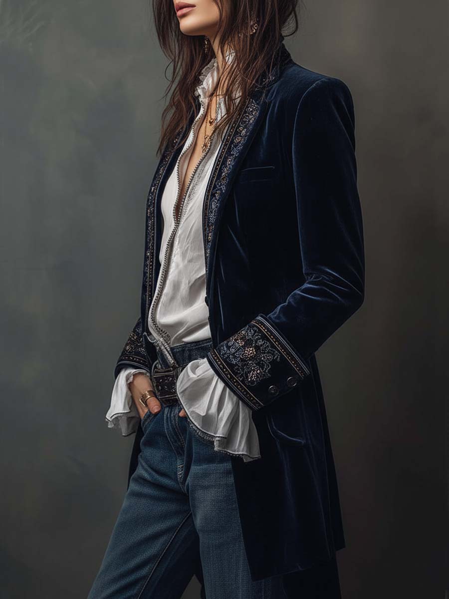 Women’s Long Vintage Jacket
