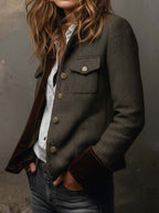 Women’s Tailored Herringbone Jacket