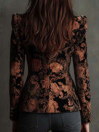 Women’s Floral Print Tailored Blazer