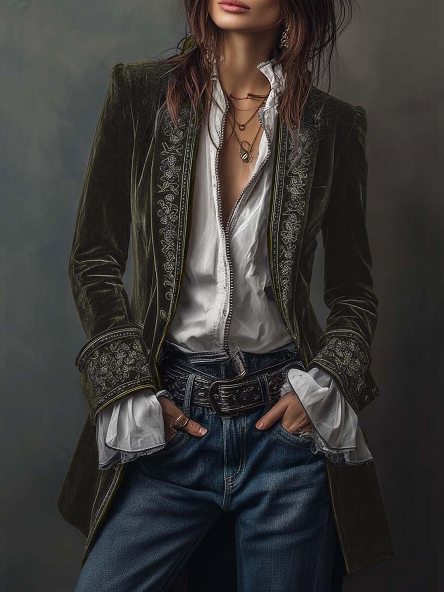 Women’s Long Vintage Jacket