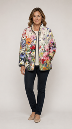 Women’s Vintage Floral Quilted Jacket
