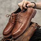 Wade™ | Vintage Moc-Toe Lace-Up Shoes