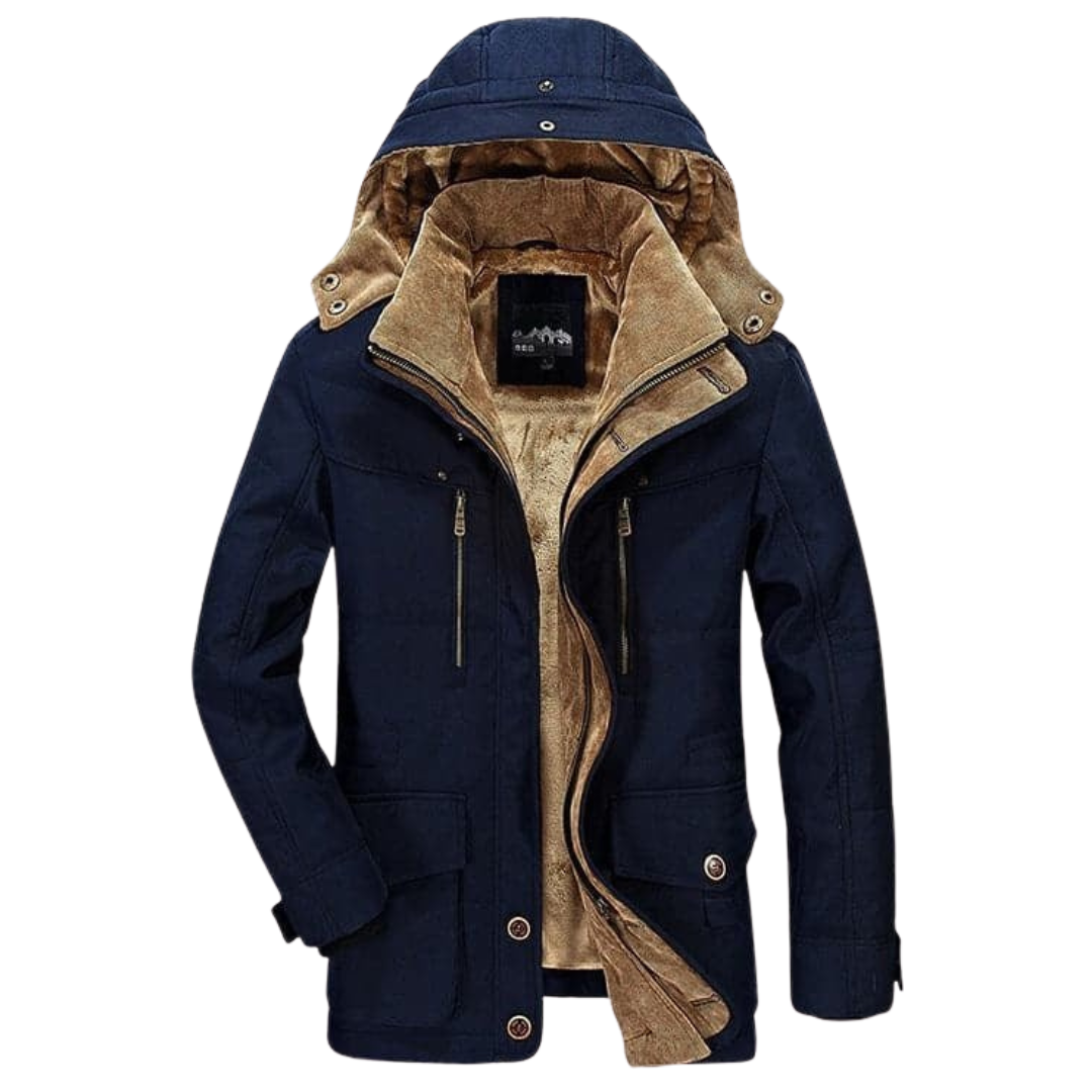 William™ | Warm Fleece Lined Hooded Winter Jacket
