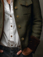 Women’s Tailored Herringbone Jacket