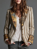 Women’s Tailored Striped Blazer