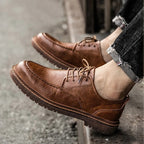Wade™ | Vintage Moc-Toe Lace-Up Shoes