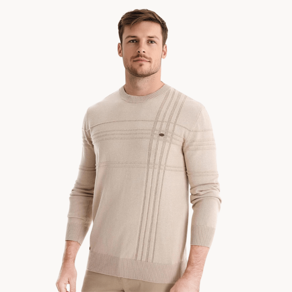 Burkhard | Stylish Men's Sweater with Check Design