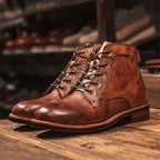 Craig™ | Vintage Lace-Up Ankle Boots