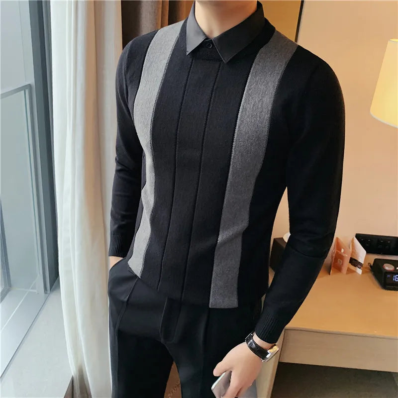 Elijah™ - Classic Striped Sweater