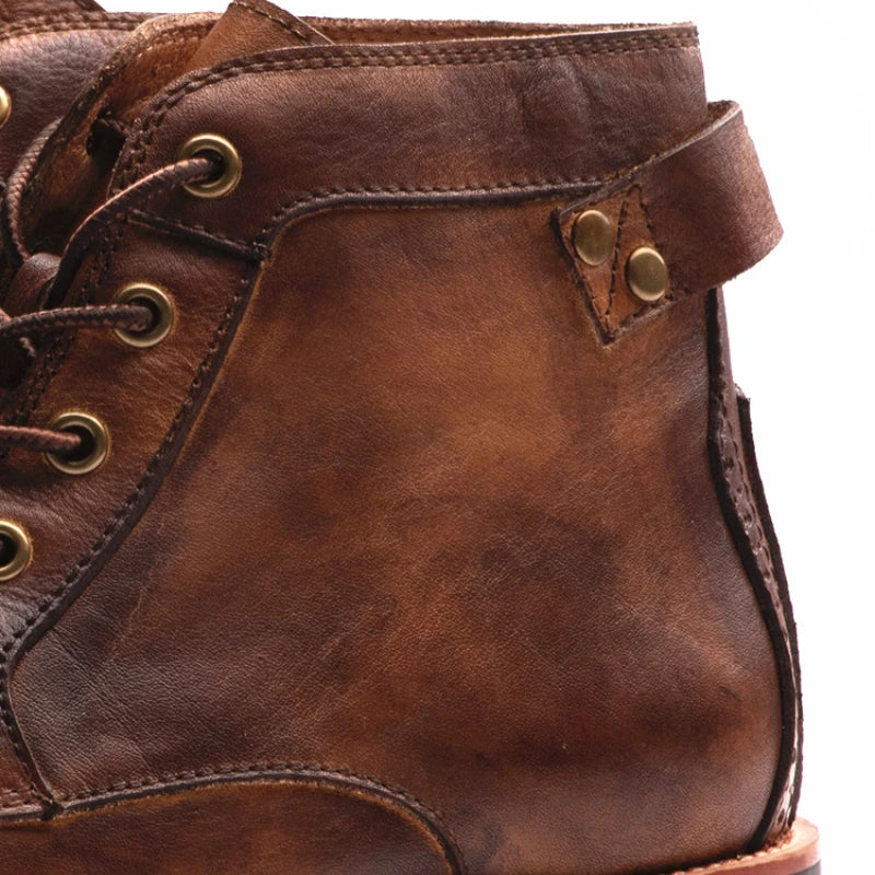 Craig™ | Vintage Lace-Up Ankle Boots