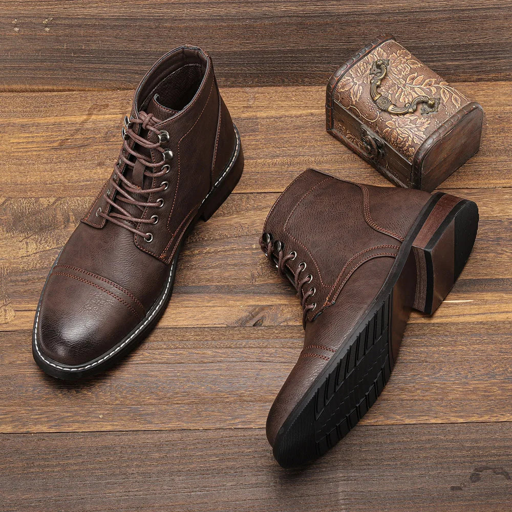 Reed™ | Classic Cap-Toe Derby Boots
