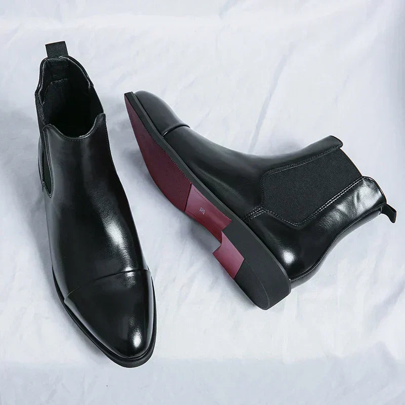 Ross™ | Elegant Cap-Toe Chelsea Boots