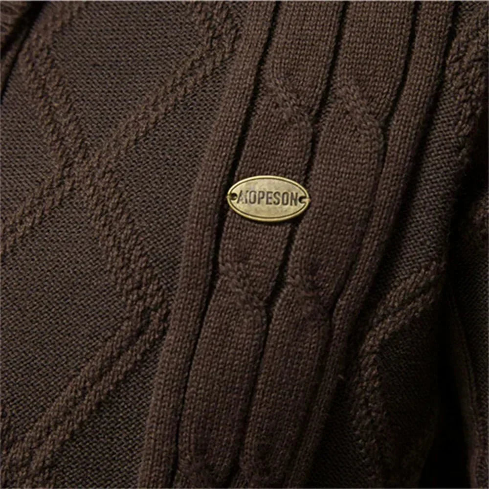 Waldemar | Men's Cardigan with Button Placket