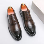 Brent™ | Elegant Cap-Toe Oxford Dress Shoes
