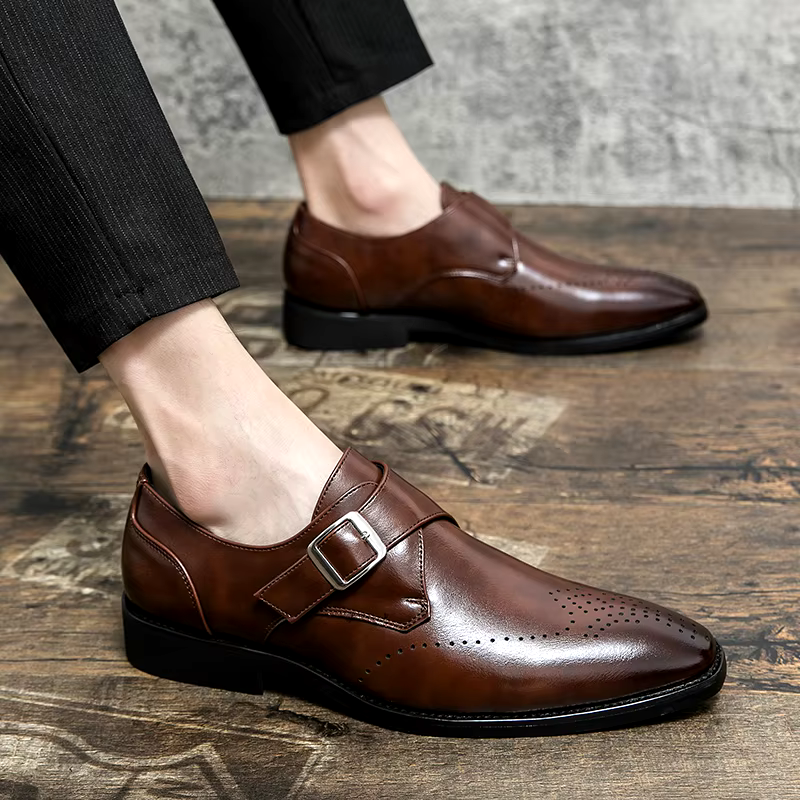 Timothy™ | Elegant Monk Strap Dress Shoes