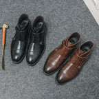 Carlton™ | Elegant Double Monk Strap Boots