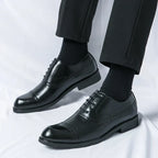 Brent™ | Elegant Cap-Toe Oxford Dress Shoes