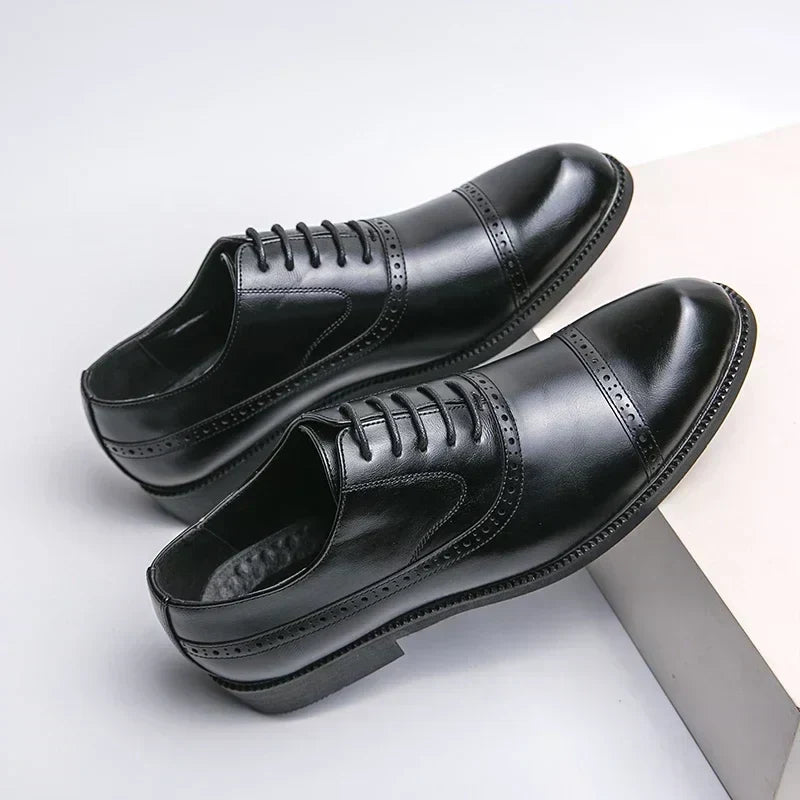 Brent™ | Elegant Cap-Toe Oxford Dress Shoes