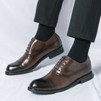 Brent™ | Elegant Cap-Toe Oxford Dress Shoes