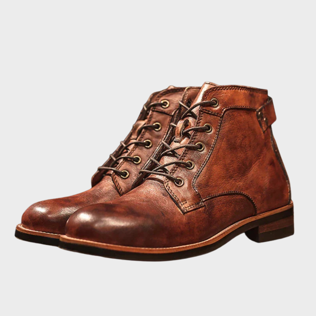 Craig™ | Vintage Lace-Up Ankle Boots