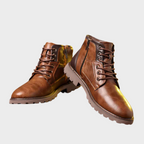 Jeff™ | Rugged Lace-Up Ankle Boots