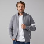 Christopher - Classic Ribbed Zip Sweater