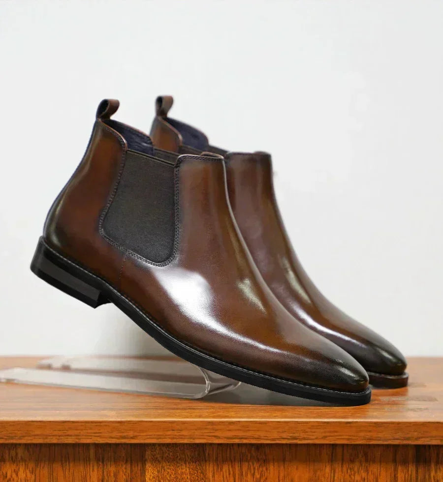 Eric™ | Elegant Polished Chelsea Boots
