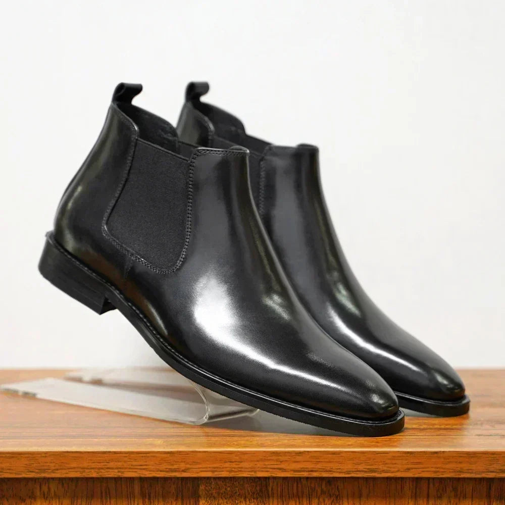 Eric™ | Elegant Polished Chelsea Boots