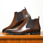 Eric™ | Elegant Polished Chelsea Boots